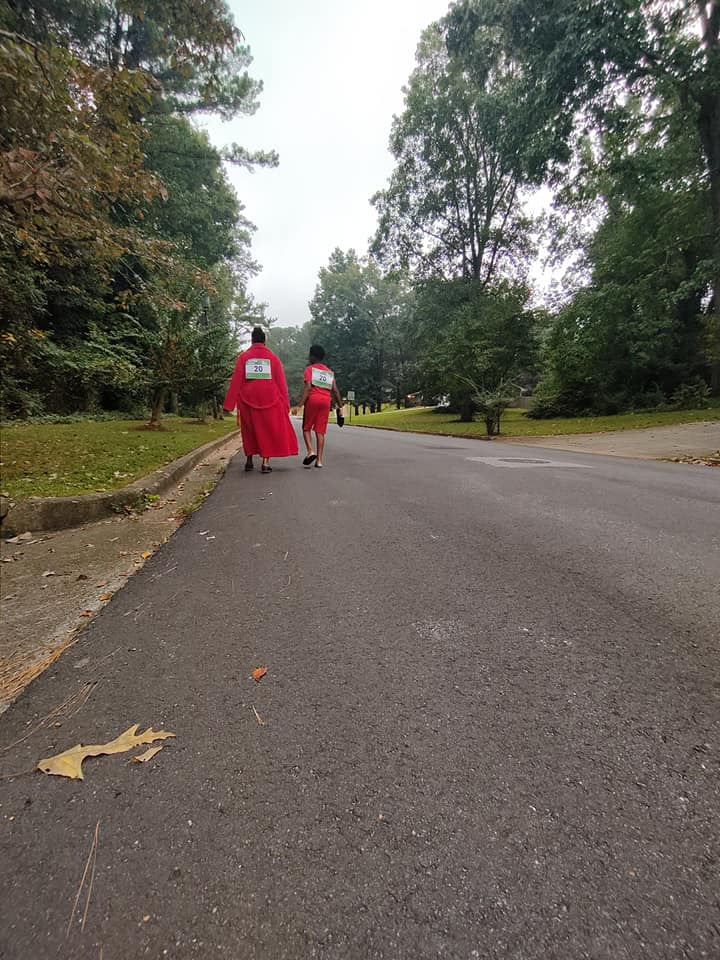 Beyond Bedtime Staff Member Douna at Pajama Walk 2021