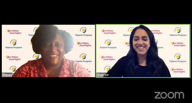 Pajama Walk 2021 Facebook Live with Aminata and Jyothi