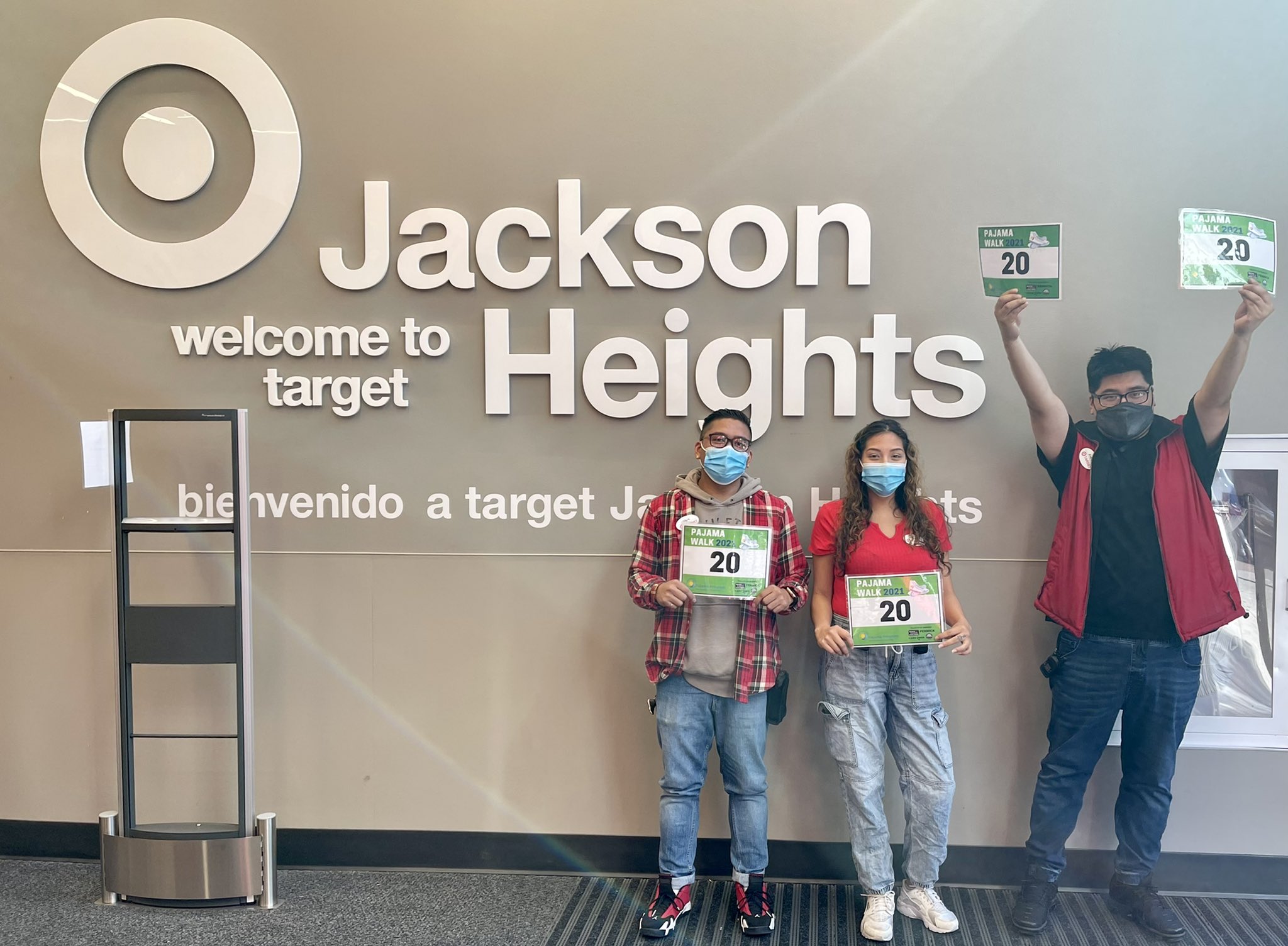 Target Jackson Heights at Pajama Walk 2021