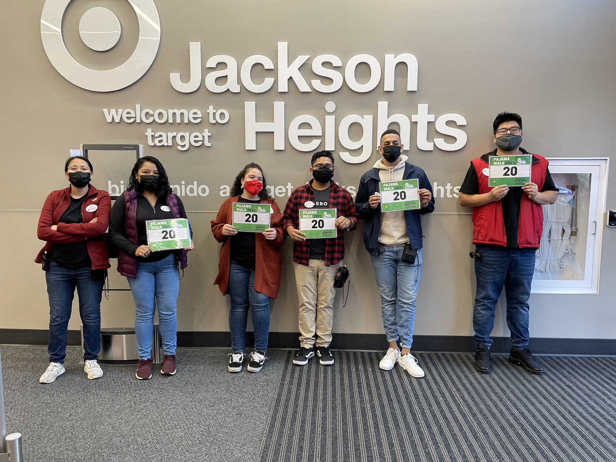 Target Jackson Heights at Pajama Walk 2021