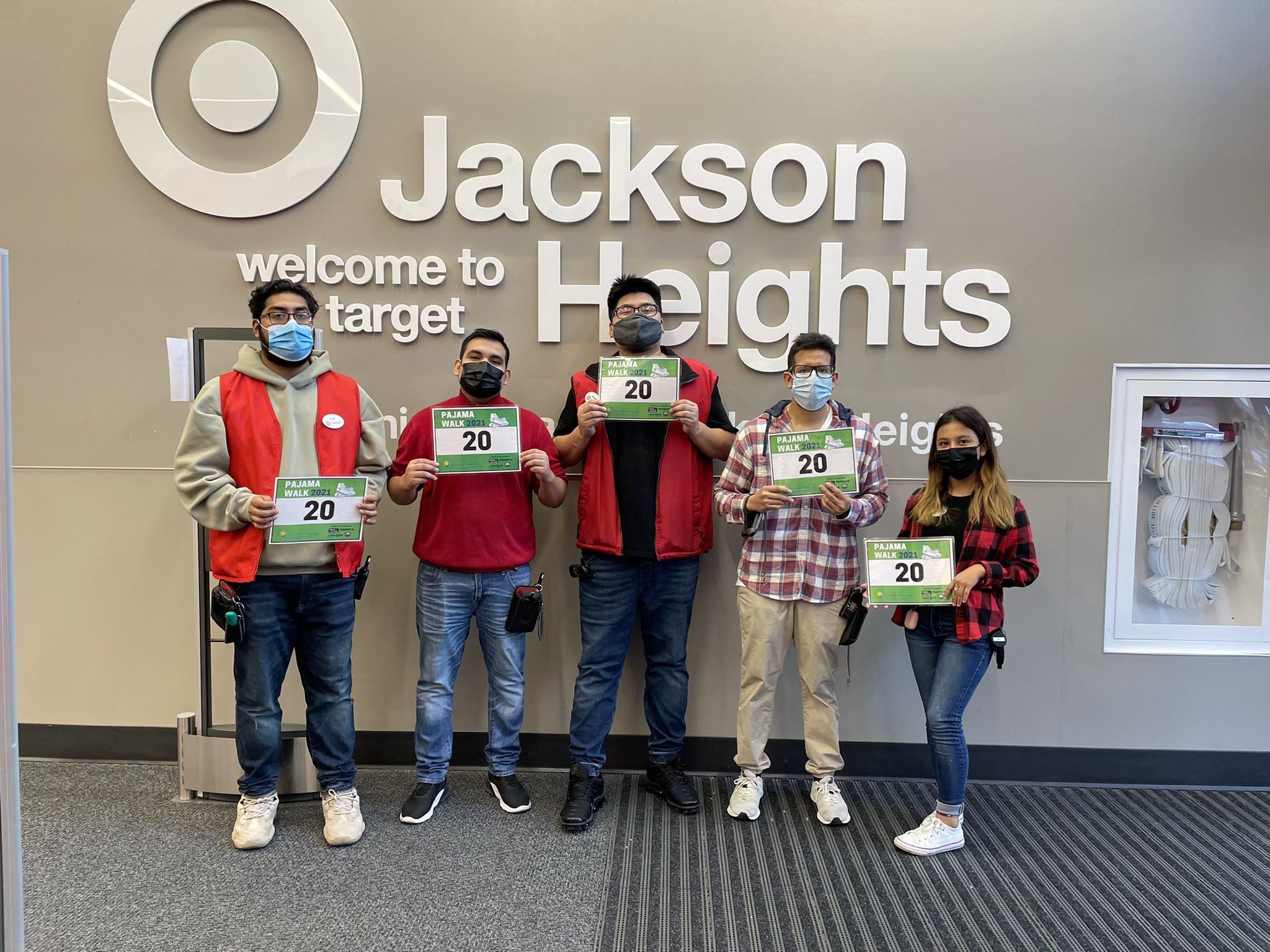 Target Jackson Heights at Pajama Walk 2021