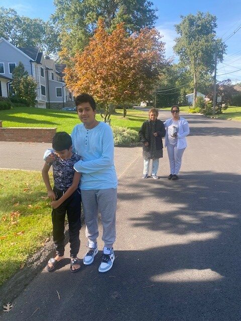 Fenwick & West family at Pajama Walk 2021