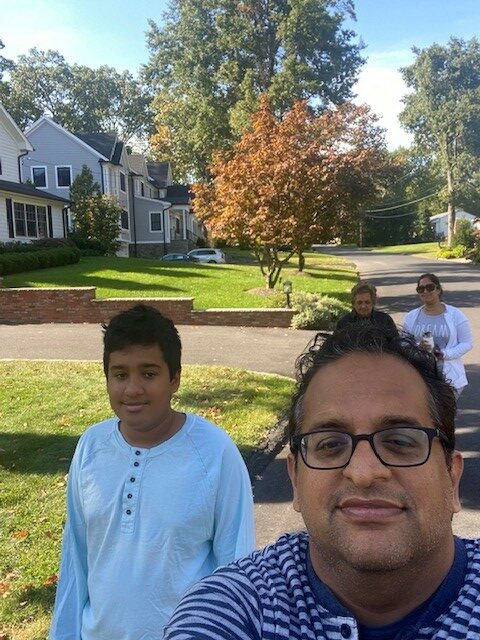 Fenwick & West family at Pajama Walk 2021