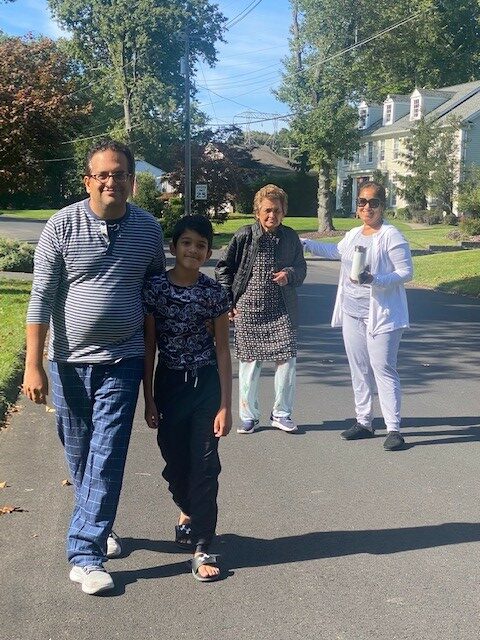 Fenwick & West family at Pajama Walk 2021