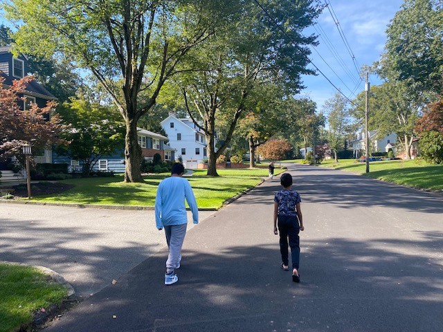 Fenwick & West family at Pajama Walk 2021