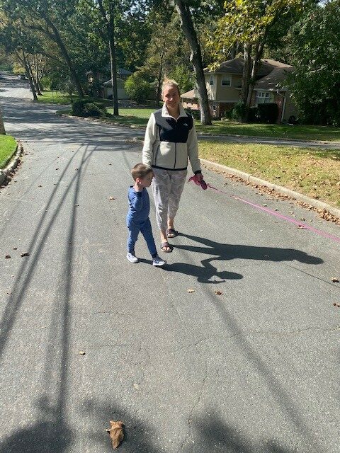 Fenwick & West family at Pajama Walk 2021